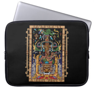 Mayan Astronaut King Pakal Laptop Sleeve