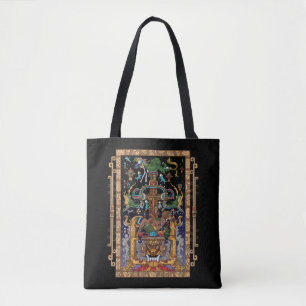 Mayan Astronaut King Pakal Tote Bag