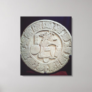 Mayan ball court marker, from Chinkultic Canvas Print