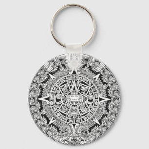 Mayan Calendar 12.21.2012 Aztec Key Ring