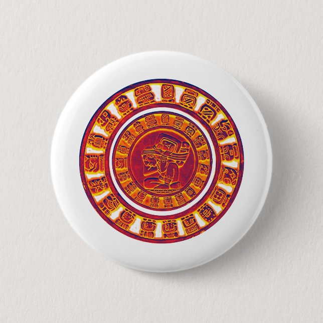 Mayan Calendar 2012 6 Cm Round Badge (Front)