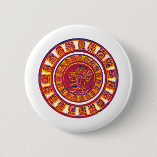 Mayan Calendar 2012 6 Cm Round Badge