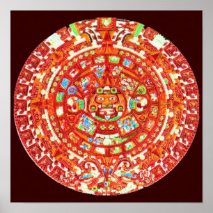 Mayan Calendar 2012 Design Poster Print