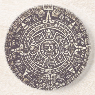 Mayan Calendar Art coaster