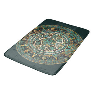 Mayan Calendar Bath Mat