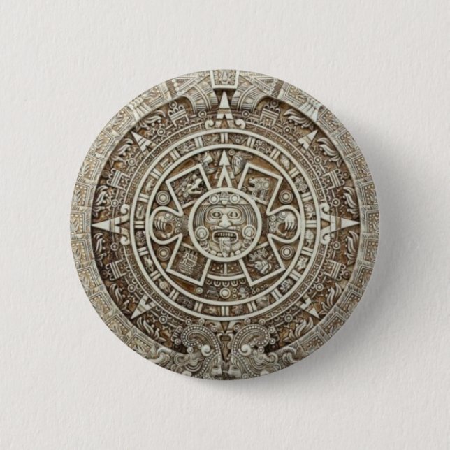 Mayan Calendar Button (Front)