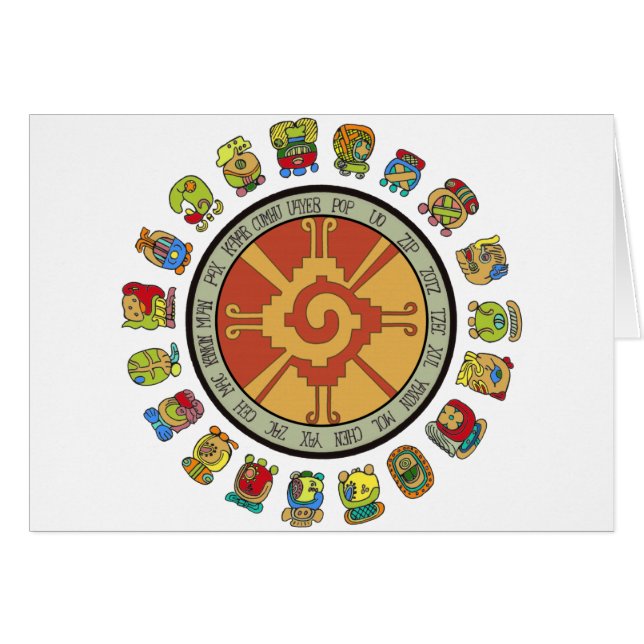Mayan Calendar Design (Front Horizontal)