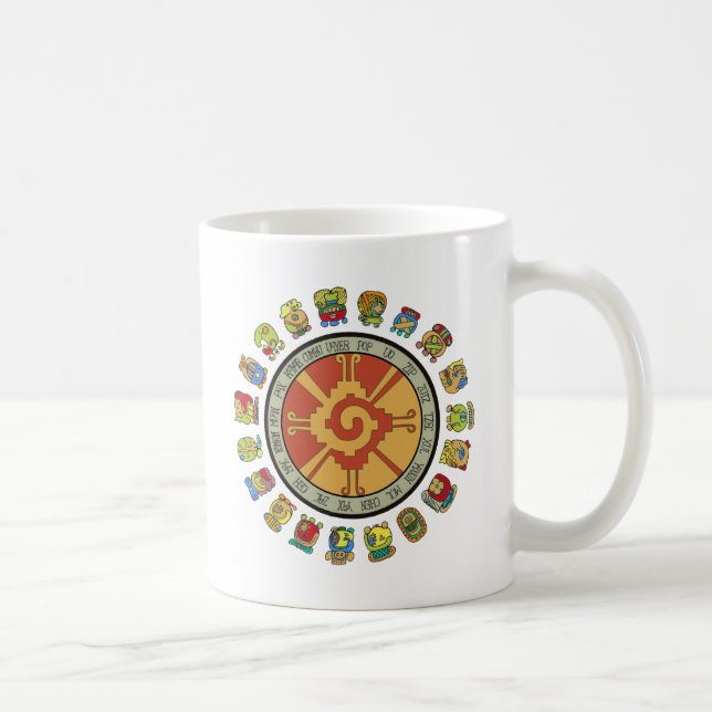 Mayan Calendar Design Coffee Mug (Right)