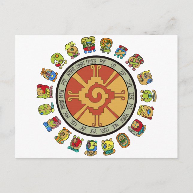 Mayan Calendar Design Postcard (Front)