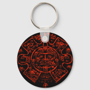 Mayan Calendar Image design Key Ring