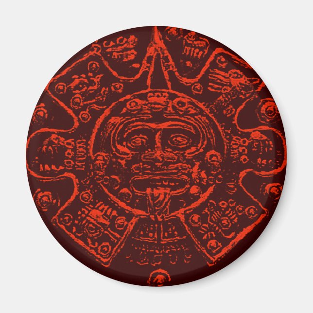 Mayan Calendar Image design Magnet (Front)