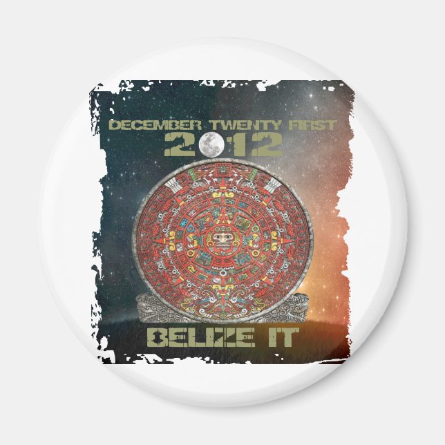 Mayan Calendar Magnet (Front)