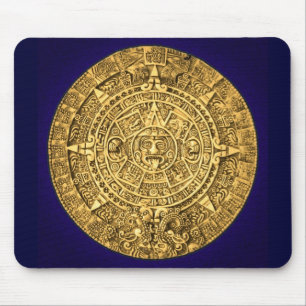 mayan calendar mouse mat