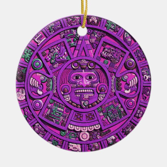 Mayan Calendar Ornament (Front)