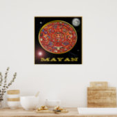 Mayan calendar poster (Kitchen)