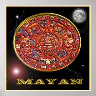 Mayan calendar poster