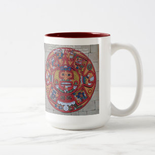Mayan Calendar & Proverb Gifts Cards & Tees Two-Tone Coffee Mug