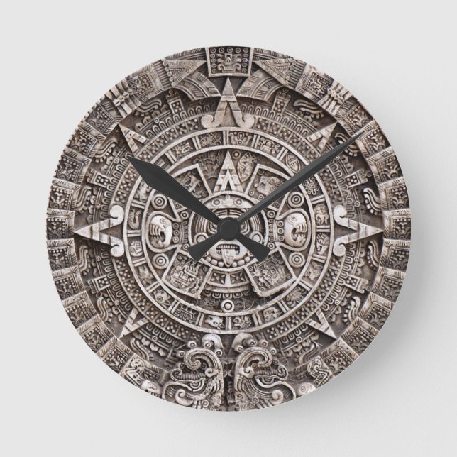 Mayan Calendar Round Clock (Front)