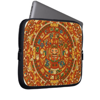'Mayan Calendar Stone' Laptop Sleeve