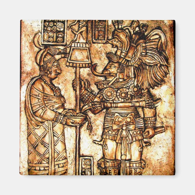 Mayan Carvings Photo Series #1 Magnet (Front)