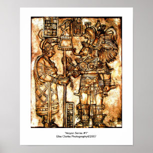 Mayan Carvings Photo Series #1 Poster