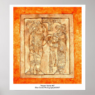 Mayan Carvings Photo Series #2 Poster