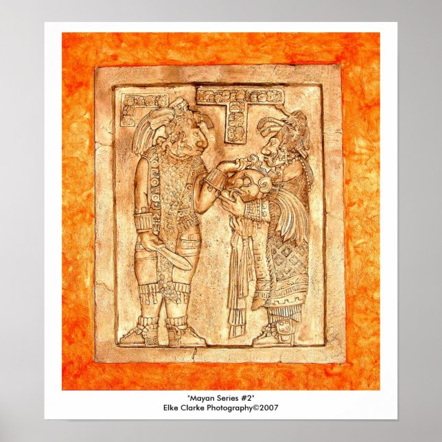 Mayan Carvings Photo Series #2 Poster (Front)