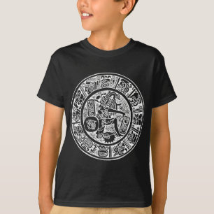Mayan circle, Mexican hieroglyph(Maya) T-Shirt