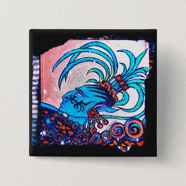 Mayan Elf: Defiance 15 Cm Square Badge (Front)