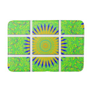 Mayan ethnic tribal pattern Bath Mats