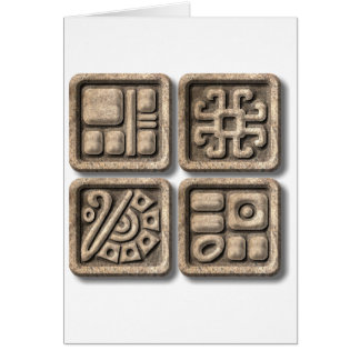 Mayan Glyphs-stone