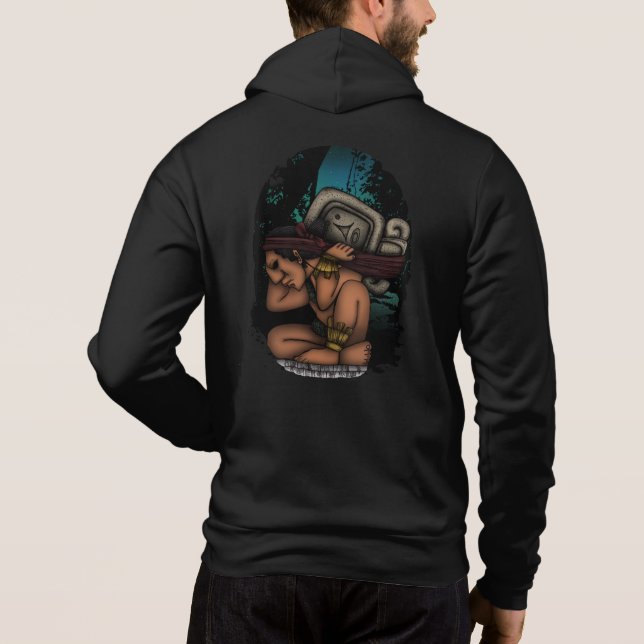 Mayan God Hoodie (Back)