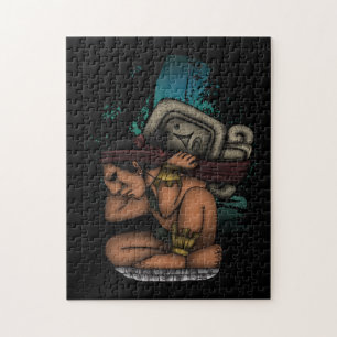 Mayan God Jigsaw Puzzle