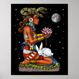 Mayan Goddess Ixchel  Poster