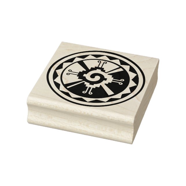 Mayan Hunab Ku Graphic Design Rubber Stamp (Stamp)