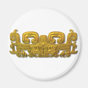 Mayan Jaguar - Gold Magnet