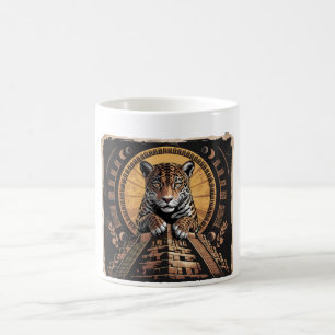 Mayan Jaguar Guardian Mug   Aztec Mythology