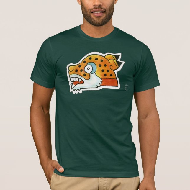 Mayan Jaguar Symbol T-Shirt (Front)