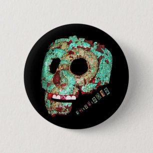 Mayan Mask-2012 6 Cm Round Badge