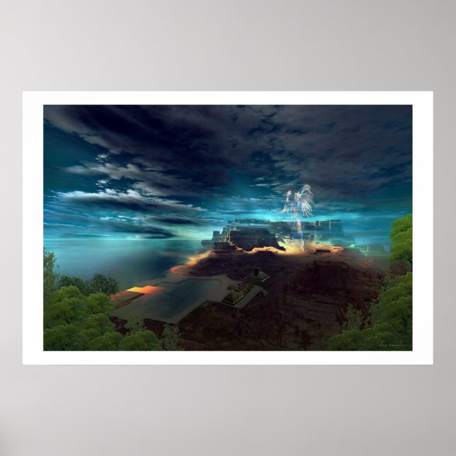MAYAN  MYSTERY  PRINT (Front)