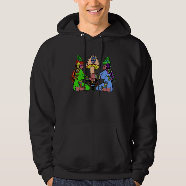 Mayan Myztic Shroom Hoodie (Front)