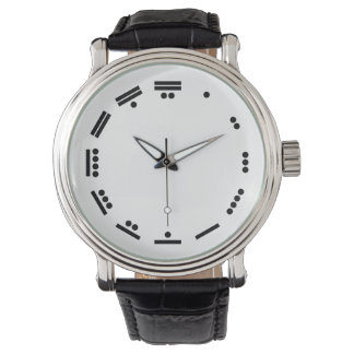 Mayan Numerals, Maya Numbers (Black/White) Watch