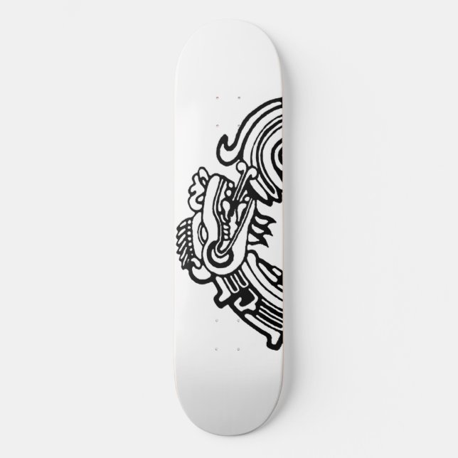 Mayan Oroborus Skateboard (Front)