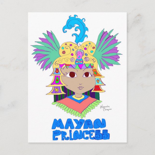 Mayan Princess Postcard (Front)
