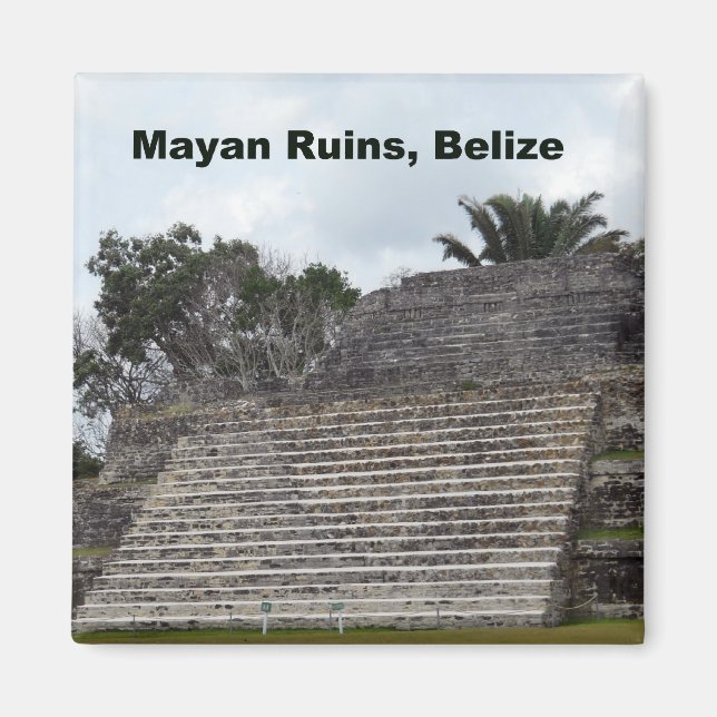 Mayan Ruins, Belise Magnet (Front)