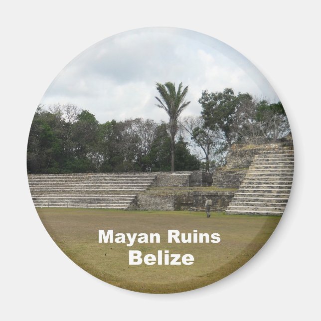 Mayan Ruins, Belise Magnet (Front)