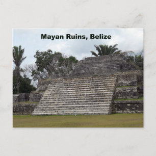 Mayan Ruins, Belise Postcard