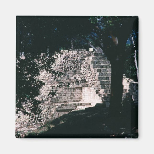Mayan Ruins Copan City Honduras Photo Designed Magnet (Front)
