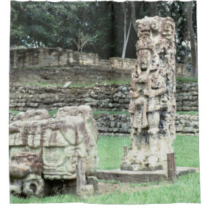 Mayan Ruins Copan Honduras Classy Bathroom Shower Curtain