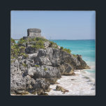Mayan Ruins in Tulum Mexico Magnet<br><div class="desc">Mayan Ruins in Tulum Mexico</div>